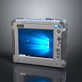 Rugged Portable Industrial Tablet With Windows OS Display Screen And Control Buttons