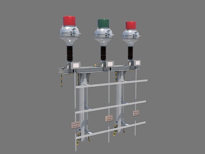 high voltage current transformer 3d model