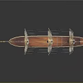 modern ship ancient ship ancient warship large ancient ship ancient warship 3d model