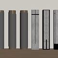 Modern Column Decorative Column Pillar 3d model
