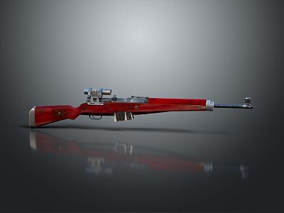 Sniper rifle sight sniper rifle sci-fi sniper rifle semi-automatic rifle combat rifle model