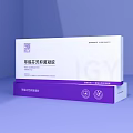 Elegant Purple White Ornamental Decor Set With Decorative Box And Icon Design