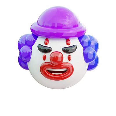 Modern Clown Halloween Character Halloween Decorations 3d model