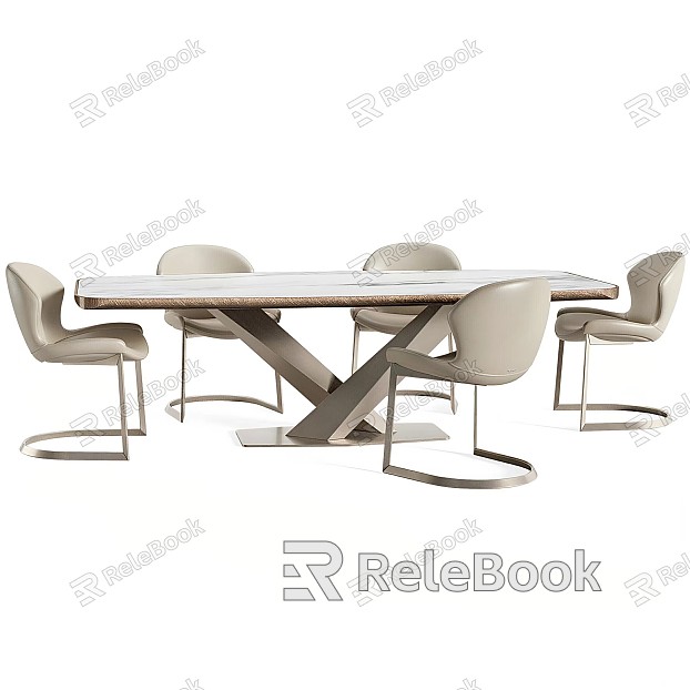 Stratos table and chair combination model