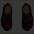 Brown Leather Boots with Lace Up Design Thick Rubber Sole and High Top Ankle Style