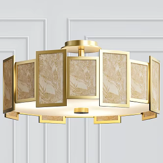 modern ceiling lamp 3d model