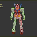 Modern Transformers Gauda Warrior Gauda Mecha Warrior 3d model