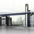 Modern Gate 3d model
