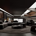 Modern Gym Interior With Weightlifting Equipment And Fitness Machines Metal Ceiling Structure And Black Flooring