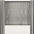 Gray Modern Curtains With Valance For Elegant Window Treatment In Home Decor