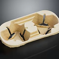 Eco Friendly Paper Egg Tray With Multiple Slots For Holding Fresh Eggs