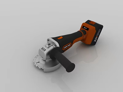 Hilti Cordless Angle Grinder Industrial Power Tool With Battery And Ergonomic Grip 3d model