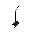 Black Cylindrical Construction Component With Curved Connecting Rod For Structural Applications