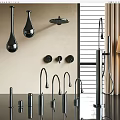 Modern Faucet Radomon Modern Faucet Shower Faucet Shower 3d model
