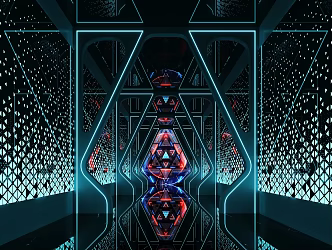 Modern KTV Aisle 3d model