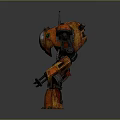 Mech Warrior Mech Soldier Machine Battlearm Mechanical Battlearm Machine Fighter Robot 3d model