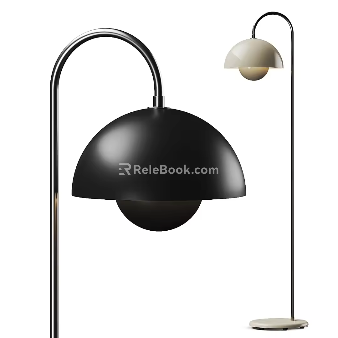 West Elm Floor Lamp Simple Floor Lamp Art Floor Lamp Creative Floor Lamp 3d model