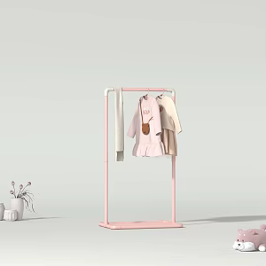 Children's clothes hangers 3d model