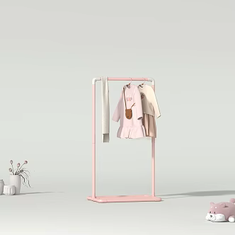 Children's clothes hangers 3d model