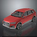 Pink SUV Car With Modern Design And Stylish Grille And Alloy Wheels