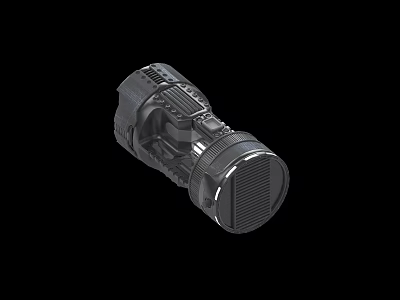 Mobile Phone Camera Module With Metal Structure Heat Dissipation Holes And Multiple Lenses 3d model
