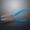 Professional Hardware Pliers with Blue Handles and Metal Jaws for Home Improvement and Repair Tasks