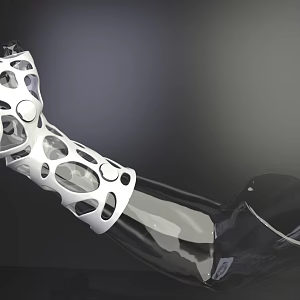 Wrist arm protector fixed brace art accessories 3D printing 3d model