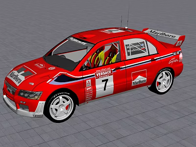 Modern Racing 3d model