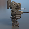 Robot AI Intelligent Machine Mech Warrior Doom Machine Warrior Mechanical Warfighter Super Realistic High Precision Video Level 3d model