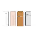 Retro Style Refrigerators And Freezers In Multiple Colors With Classic Design