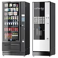 Commercial Refrigerator Freezer Vending Machine For Snack Bar Coffee Beverage And Snack Storage