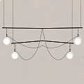 Chandelier Lobby Chandelier Decorative Chandelier Bar Table Chandelier 3d model