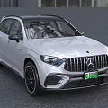 Silver High Performance SUV With Sporty Design Rear Spoiler And Black Wheels