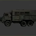 Military 6x6 Utility Vehicle With Rugged Exterior And Off Road Performance