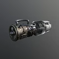 modern jet engine 3d model