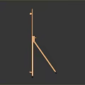 Wooden Tripod Easel With Light Wood Finish For Art Painting Support Furniture