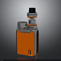 SMOK Orange And Silver Vaping Device With Atomizer And Battery Mod 3d model