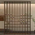 The ancient partition display stand 3d model