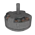 Industrial Electric Motor Stator With Metal Casing Central Shaft And Coil Components
