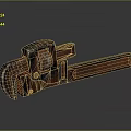 Rusty Metal Pipe Wrench Heavy Duty Hardware Tool For Industrial Use