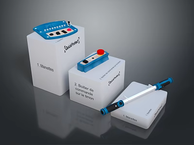 Electrochemistry Test Devices With Neostix Strips Rapid Test Pen And Tool Kit 3d model