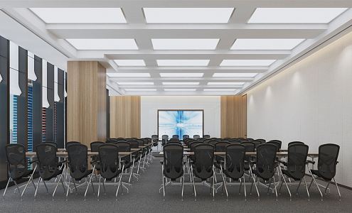 Modern Conference Room 3d model