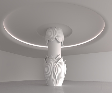 Modern Column 3d model