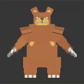 Modern Toy Teddy Bear Building Blocks Building Blocks Toy 3d model