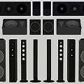 High Quality Home Audio Headphones and Speakers with Floor Standing Bookshelf and Subwoofer Models