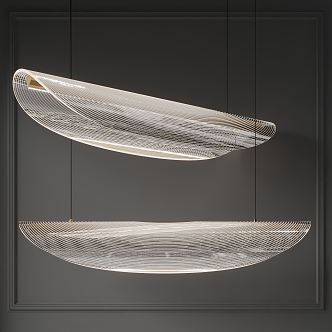 Modern chandelier 3d model