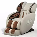 Modern Beige And Brown Massage Chair With Full Body Massage Function And Ergonomic Design
