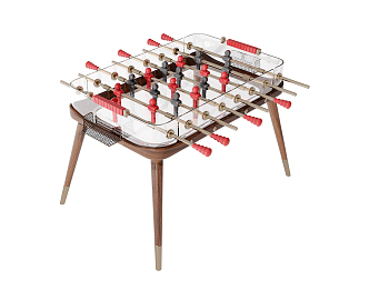 Modern table football game table 3d model