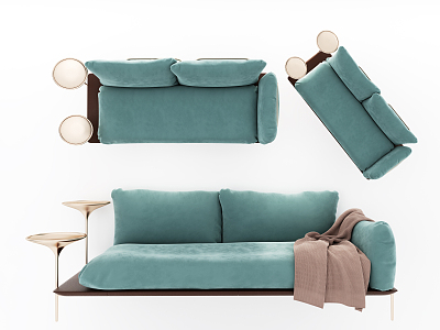 Modern double sofa model