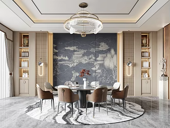 New Chinese Restaurant 3d model